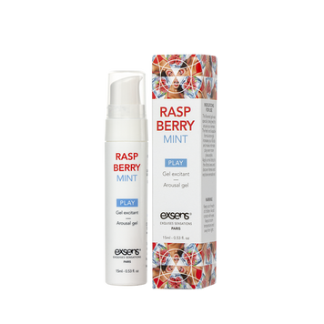 Стимулювальний гель EXSENS Kissable Raspberry Mint 15 мл ST143 фото