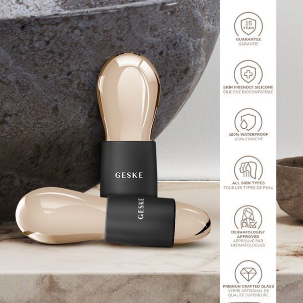 Двойной массажер для глаз GESKE Cool&Warm Duo Eye Massager 7в1 gray HB0320 фото