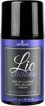 гель для мінету Sensuva Lic‑o‑licious Blueberry Muffin (50 мл) ST92 фото