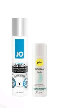 Набор лубрикантов System JO Classic Hybrid (30 мл) + pjur Woman Nude 30 мл LB54 фото