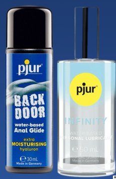 Набор лубрикантов pjur backdoor Comfort water glide 30 мл + pjur INFINITY water-based (50 мл) LB217 фото