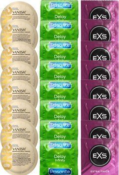 Набір 24 шт ONE Vanish Hyperthin + Delay Infinity + EXS Extra Thick SOS7359 фото