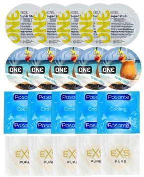 Набір 20 шт ONE Super Studs + ONE Island Punch + Pasante Cooling + EXS Pure SOS7309 фото