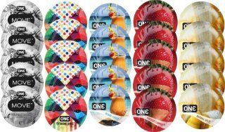 Набір з 25 шт One Move + ONE Ribs + ONE Island Punch + ONE Chocolate Strawberry + ONE Banana SOS8415 фото