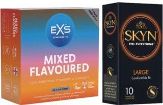 Набір з SKYN Large (10 шт) + EXS Mixed Flavoured 48 шт SOS8037 фото