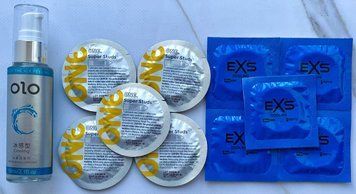 Набор One Super Studs 5 шт + EXS Cooling 5 шт + Лубрикант охлаждающий OLO 60 мл SOS3504 фото