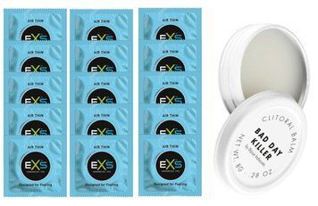 Комплект EXS Air Thin 15 шт + Bijoux Indiscrets Bad Day Killer SOS14781 фото