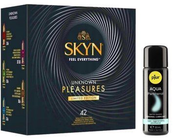 Комплект SKYN Pleasures 42 шт + Pjur Aqua Panthenol 30 мл SOS13262 фото