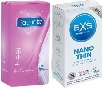 Набор с Pasante Sensitive Feel (12 шт) + EXS NANO Thin 12 шт SOS8164 фото