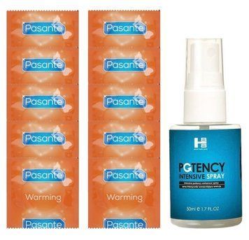 Комплект Pasante Warming 10 шт + SHS Potency Spray (50 мл)  SOS14380 фото