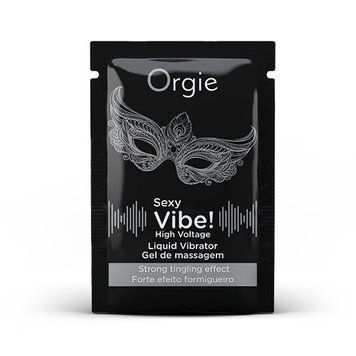Пробник жидкого вибратора SEXY VIBE самый высокий уровень вибрации, 2 мл ORGIE (Бразилия-Португалия) S00521203 фото