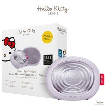 Электронная ультразвуковая термощетка для лица GESKE Sonic Thermo Facial Brush 5в1 HB0244 фото