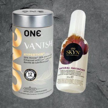 Комплект ONE VANISH 12 шт + Лубрикант SKYN Natural Harmony 80 мл SOS4434 фото