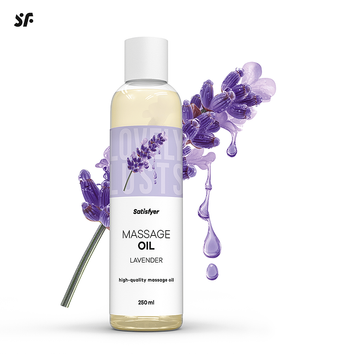 Масажна олія Satisfyer Massage Oil Lavender (Лаванда), 250 мл SX2703 фото