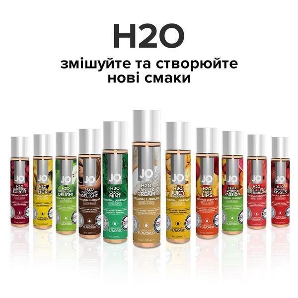 Змазка на водній основі System JO H2O &mdash; Vanilla Cream (120 мл) без цукру, рослинний гліцерин SO1778 фото