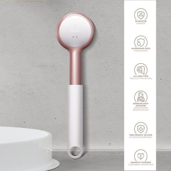 Звуковая светодиодная щетка для всего тела GESKE Sonic LED Full-Body Brush&Intensive Exfoliator 9в1 starlight HB0392 фото