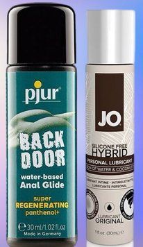 Набор лубрикантов pjur backdoor Regenerating 30 мл + System JO Silicone Free Hybrid ORIGINAL (30 мл) LB490 фото