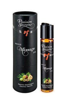 Массажное масло Plaisirs Secrets Exotic Fruits с афродизиаками, съедобное (59 мл) SO1839 фото