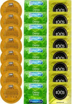 Набор 24 шт 𝐎𝐍𝐄 𝐋𝐞𝐠𝐞𝐧𝐝 𝐗𝐋 + Delay Infinity + EXS Banana SOS7463 фото