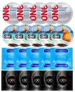 Набір 20 шт ONE Tattoo Touch + ONE Island Punch + Pasante Cooling + EXS Black Latex SOS7265 фото