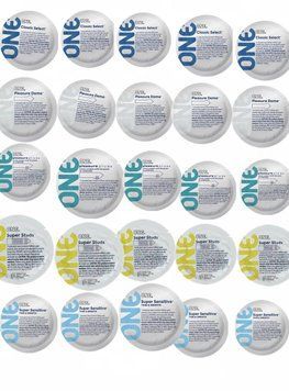 SET ONE 25 шт : classic , pleasures dome , pleasure plus , super studs , super sensitive  SOS224 фото