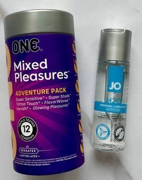 Комплект ONE Mixed Pleasures 12 шт + Лубрикант  System JO H2O ORIGINAL (60 мл) SOS2982 фото