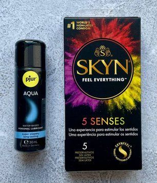 Комплект SKYN 5 Senses - Лубрикант pjur Aqua 30 мл SOS2647 фото