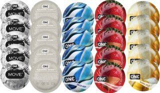 Набір з 25 шт One Move + ONE  Dome + ONE Fresh Mint + ONE Chocolate Strawberry + ONE Banana SOS8421 фото