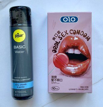 Набор OLO Oral Candy 10 шт + Лубрикант pjur Basic waterbased 100 мл SOS2050 фото