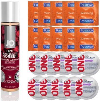 набор 20 шт Pasante + ONE + System JO Raspberry Sorbet (30 мл) SOS4639 фото