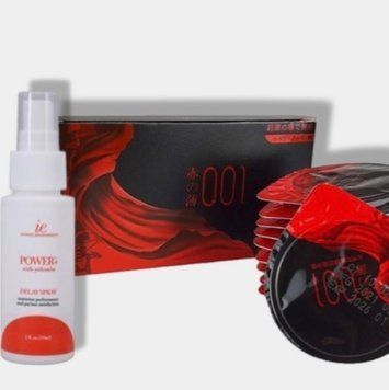 OLO RedBlack 10 шт + Пролонгатор Doc Johnson Power Delay Spray (59 мл) SOS6015 фото