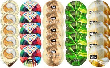 Набор из OLO Ice Durable + ONERibs + ONE Vanish + ONE Glowing + ONEBanana SOS8683 фото