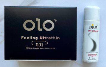 Набор OLO Feeling Ultrathin 001+ Смазка на силиконовой основе pjur Woman 30 мл SOS1950 фото