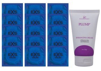 Комплект EXS Cooling 15 шт + Doc Johnson Plump Enhancing Cream For Men (56 г)  SOS14577 фото