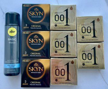 Набір 24 шт OLO Лід і Полум'я 001 + Skyn Original  + Лубрикант pjur Basic Waterbased, 100 мл SOS3852 фото