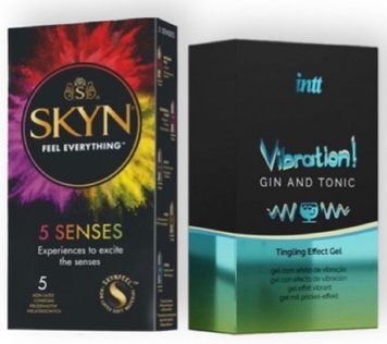 SKYN 5 Senses + Intt Vibration Gin Tonic (15 мл) SOS6965 фото
