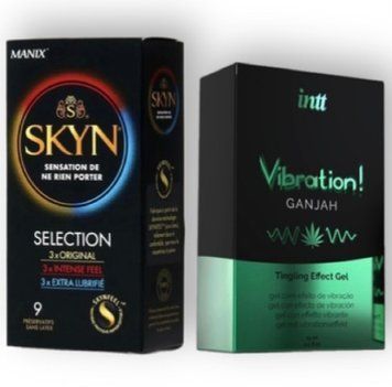 Skyn Selection 9 шт + Intt Vibration Ganjah (15 мл) SOS6831 фото