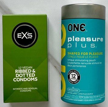 Комплект ONE Pleasure Plus 12 шт - EXS Ribbed & Dotted 12 шт  SOS3160 фото