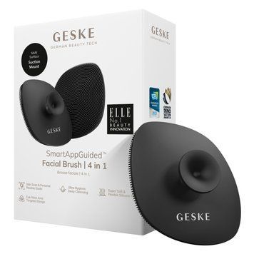Щітка для обличчя GESKE Facial Brush 4в1 з тримачем gray HB0053 фото