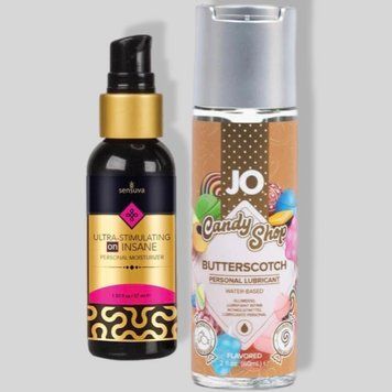 Sensuva Ultra-Stimulating On Insane Original (57 мл) + JO Candy Shop Butterscotch (60 мл) LB341 фото