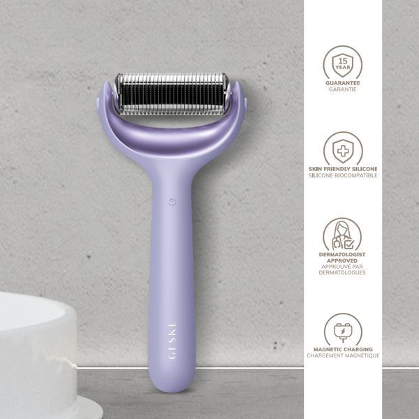 Роллер для игловой мезотерапии лица и тела GESKE MicroNeedle Face&Body Roller 9в1 purple HB0211 фото