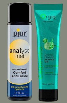 Набор лубрикантов pjur analyse me! Comfort water glide 100 мл + КАЙПИРЕНИЯ на водной основе, 100 мл Orgie LB1005 фото