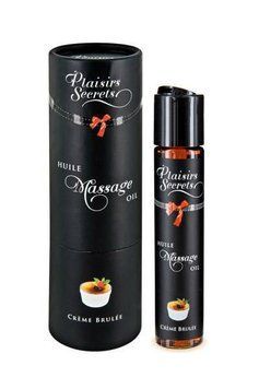 Массажное масло Plaisirs Secrets Creme Brulee с афродизиаками, съедобное (59 мл) SO1840 фото