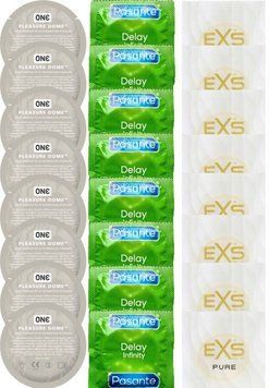 Набор 24 шт ONE Pleasure Dome + Delay Infinity + EXS Pure SOS7366 фото