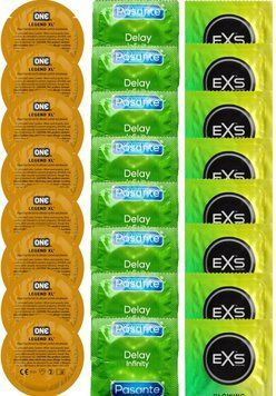 Набор 24 шт 𝐎𝐍𝐄 𝐋𝐞𝐠𝐞𝐧𝐝 𝐗𝐋 + Delay Infinity + EXS Glow in the Dark SOS7464 фото