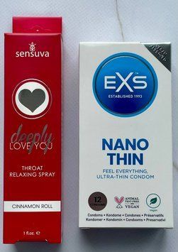 Комплект EXS NANO Thin 12 шт - Sensuva Deeply Love You Cinnamon  SOS3611 фото
