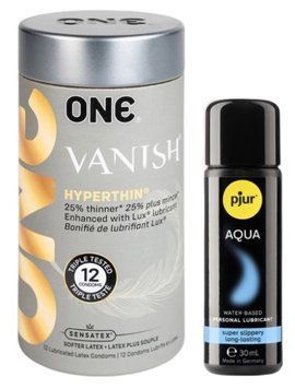Набор 12 шт ONE Vanish + Pjur Aqua 30 мл SOS13070 фото