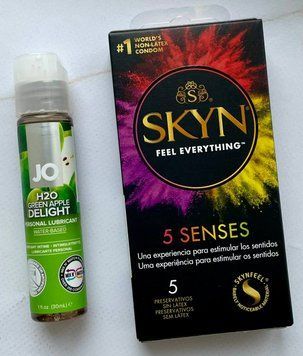 Комплект Skyn 5 Senses - Лубрикант System JO H2O &mdash; Green Apple (30 мл) SOS2839 фото