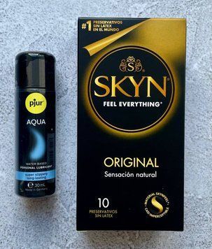 Комплект SKYN Original 10 шт - Лубрикант pjur Aqua 30 мл SOS2648 фото