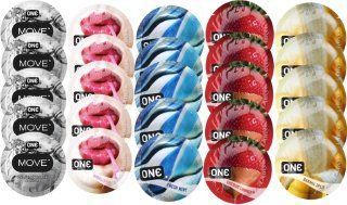 Набір з 25 шт One Move + ONE Bubblegum  + ONE Fresh Mint + ONE Chocolate Strawberry + ONE Banana SOS8422 фото